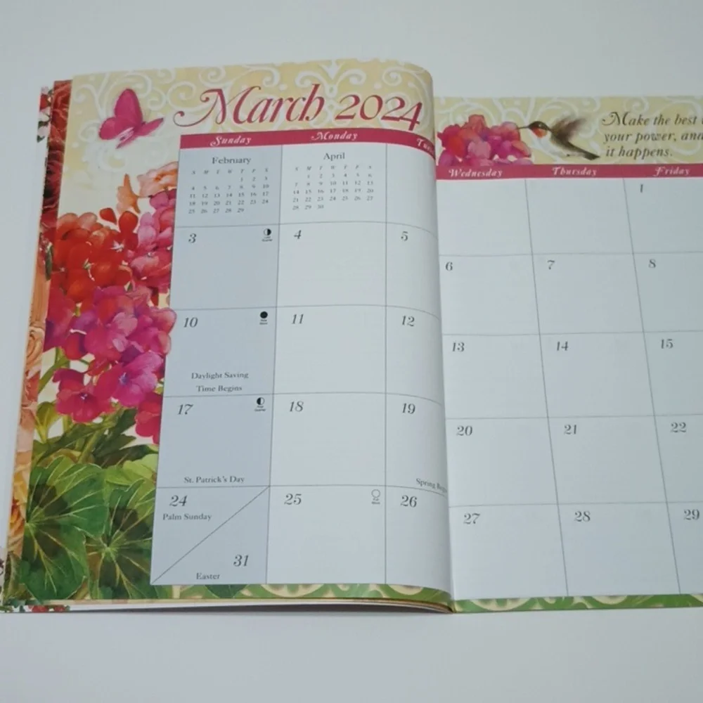 2/$20 2024 Monthly Planner Thoughts & Inspirations Boys Town